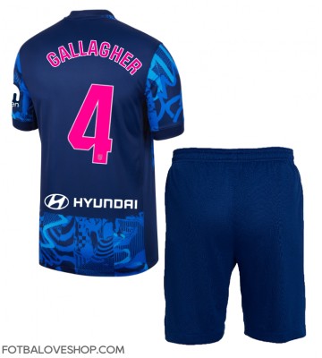 Atletico Madrid Conor Gallagher #4 Dětské Alternativní Dres 2024-25 Krátký Rukáv (+ trenýrky)